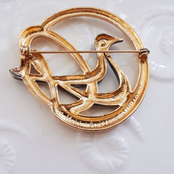 Vintage dove pin brooch. Marked "95 Koby Ariel ... - Picture 7 of 10